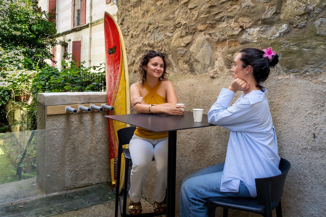 Studierende der neuen Französisch Sprachschule in Biarritz